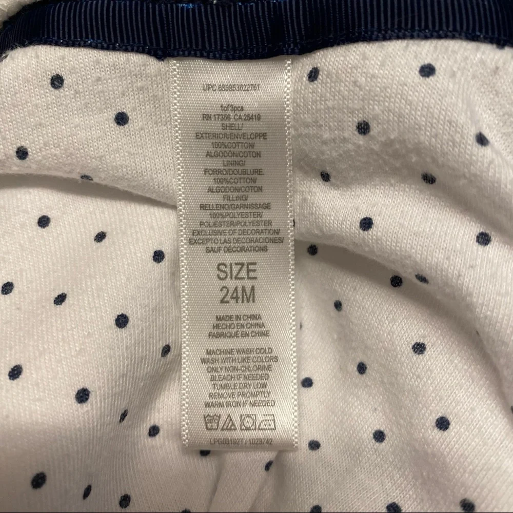Little Me White Eyelet Zip Up Jacket 24M Cozy Cotton Baby Toddler
